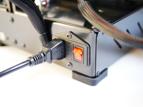 Once it has done uploading keep the USB connected and power up the Proforge 2/2S via the mains power cable.