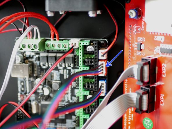 Plug the other end into the control board.