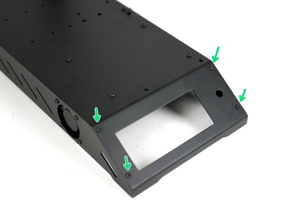Fix the LCD screen mounts onto the base.