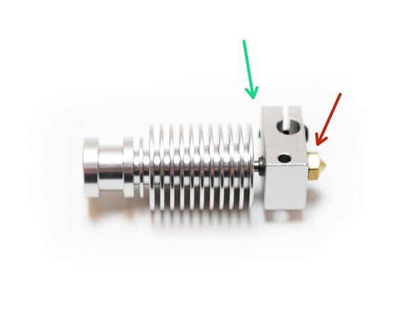 Fasten the Heater Block assembly to the Heatsink assembly.