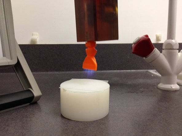 Increase flow to 30 SCFH (Standard Cubic Feet per Hour) by turning counter clockwise to increase.