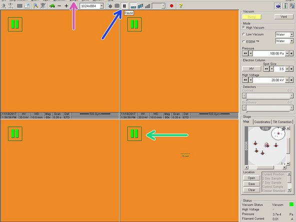 The software will prompt &quot;Home the stage now?&quot;.