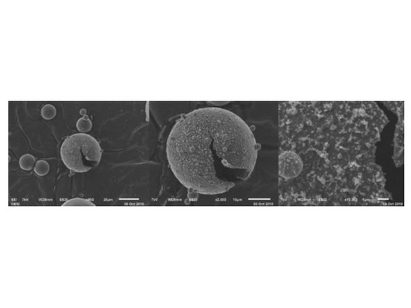 In SEM is achieved by scanning a smaller area.