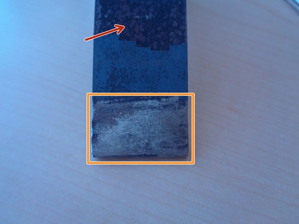 The specimen should be dry and free of debris.