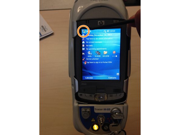 A yellow light should turn on.