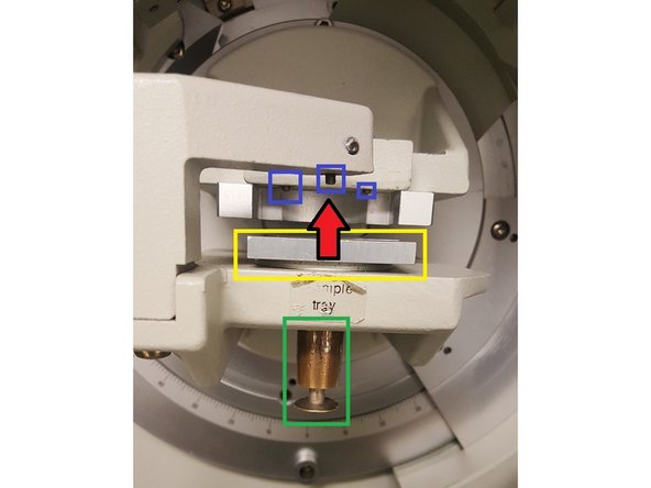 Ensure that the stage height can accommodate your sample holder.