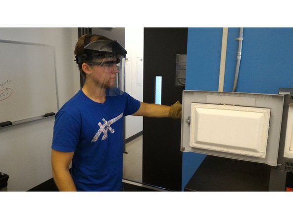 Do not let go of the door handle.