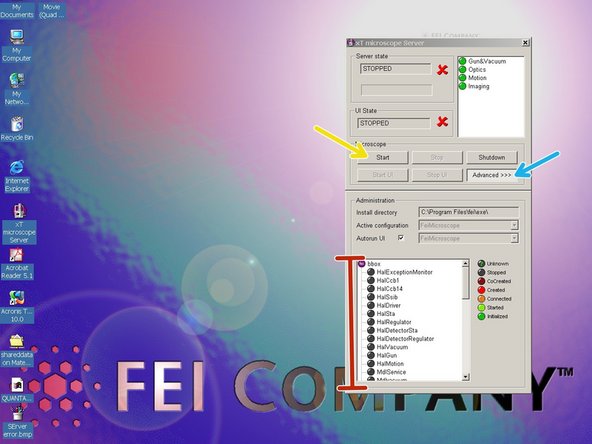 Click the “Advanced” button to show the expanded window. If window is already expanded, ignore this step.