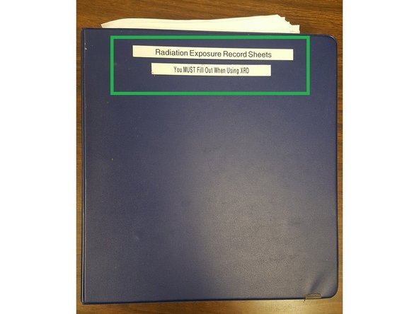 Record final dosimeter reading in the Radiation Exposure Record Sheet.