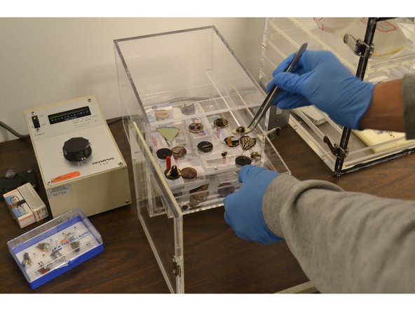 Prior to leaving the SEM room, ensure you clean up the area.