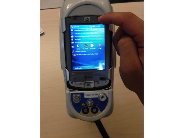 A home screen should appear (as shown in the second picture).