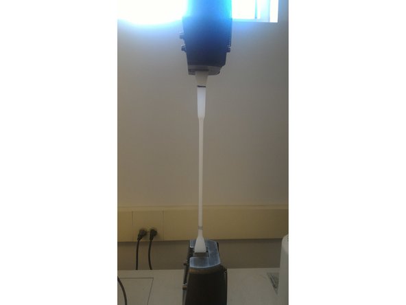 Wait for the machine to finish running the test.