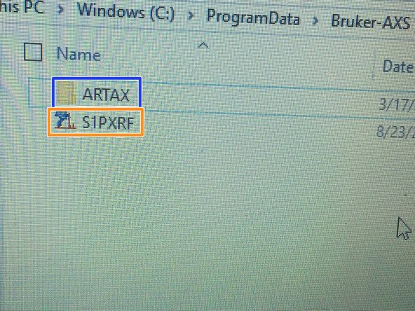 Once Bruker-AXS is in the ProgramData folder, choose which software is the right fit for what you would like to do.