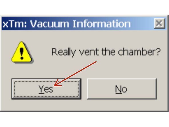 Click the &quot;Vent&quot; button.