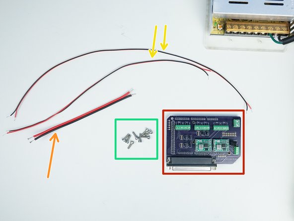 Prepare the following components: