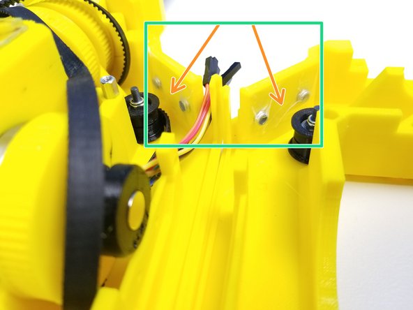 Insert the M3 Nylock Nuts in both Fork Top and Bottom on the side wall