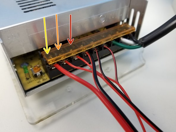 Connect the rest of the power Wires