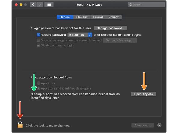 OSX may block the Makelangelo Software because it is from an &quot;unidentified developer&quot;.