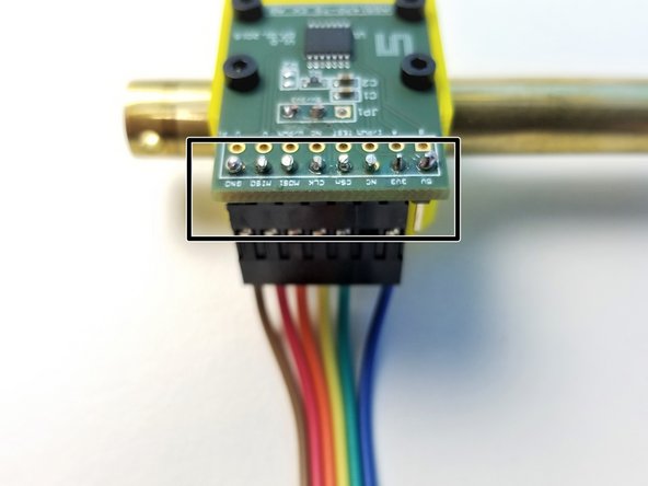 Connect the Cable to the AS5147 Sensor as shown in the picture