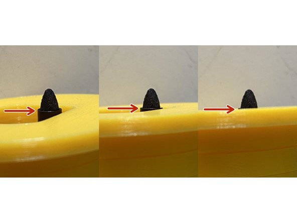 notice how the end of the nib and the flat of the pen holder are co-planar.