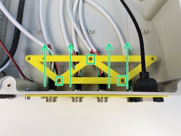 Secure the Standoff to the Case by tightening the Screws in place.