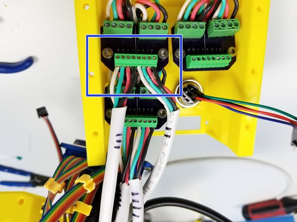 Connect M5 Cable on the LEFT side