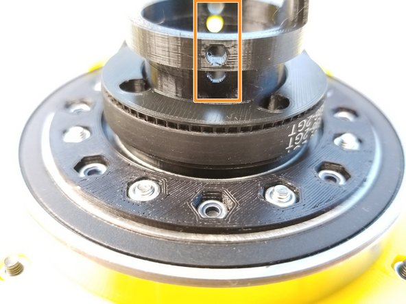 Align the Magnet Holder to the Output Tube