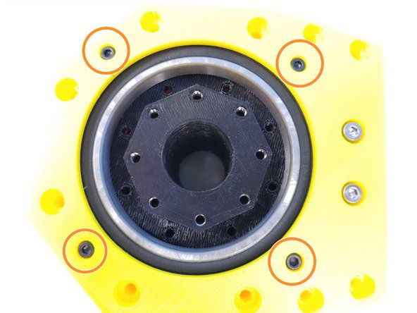 Secure these housing components using M3x45mm Screws and M3 Nylock Nuts