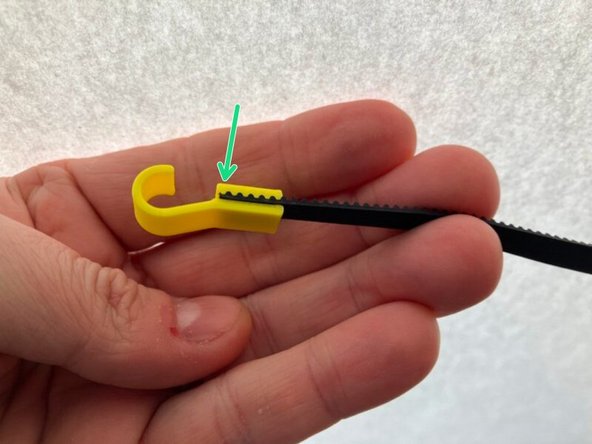 By default the M5 comes with 1m timing belt pre-assembled for ease of use.  The upgrade kit comes with 2m belts.