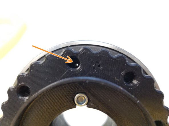 Notice how the Top Rotor is sticking out yet the Bottom Rotor is not.