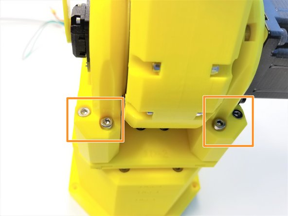 Secure the Shoulder using the M4x45mm Screws