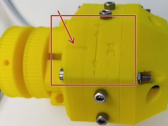 The side of the Ulna Gearbox that has the alignment line is going to be referred to as &quot;TOP&quot;