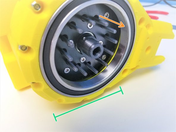 Insert M3x45mm Screws all the way through