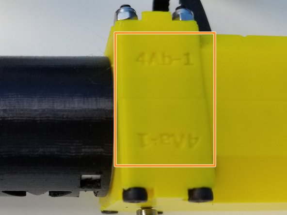 The side of the Elbow Tail Housing that has the 4A Labels is going to be referred to as &quot;TOP&quot;