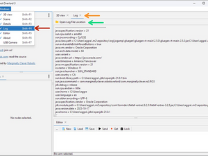 2. How to use the Log Panel and report an issue