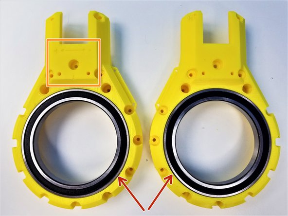 Insert 6813 Bearings on the Housing parts