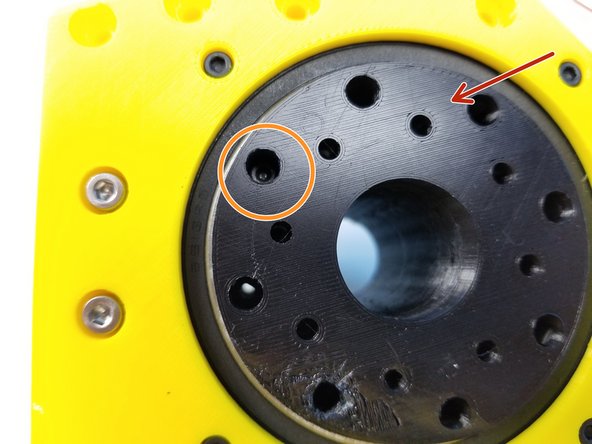 Insert the Top Output Disk  to the 6813 Bearing 