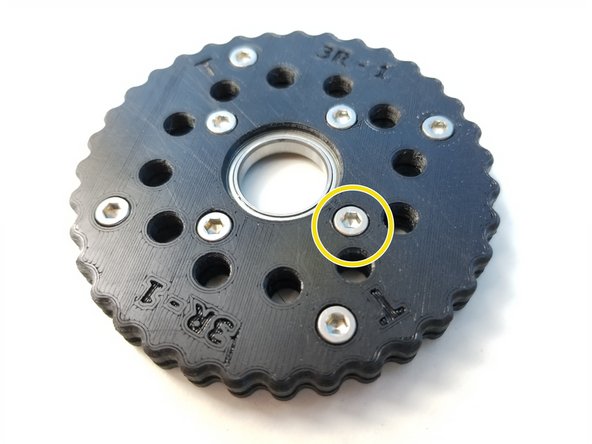 Insert 6702 Bearing on one half of the T Rotor