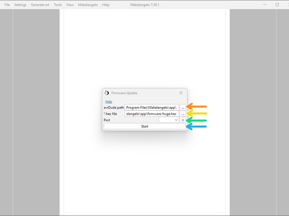 The update tool in File > Update firmware will help you to upload the new code to your robot.
