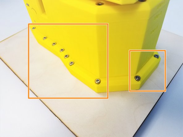 Secure the Anchor to the Plate using M4x25mm Screws