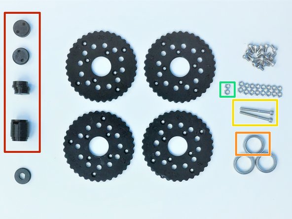 Prepare the following components: