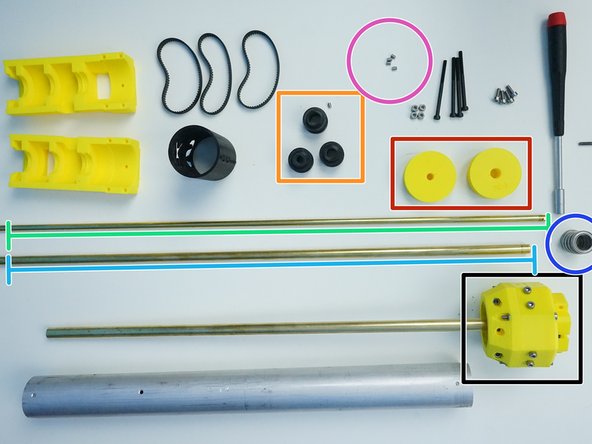 Prepare the following components: