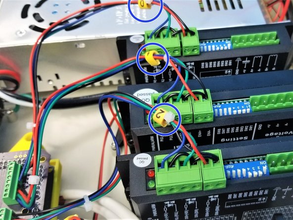 notice there are 2 black solid wires in the right most pin of the 2-pin connector