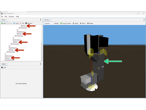 In the Scene tab, find the first MeshInstance for the base.