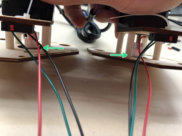 Confirm wires are outside the spacers