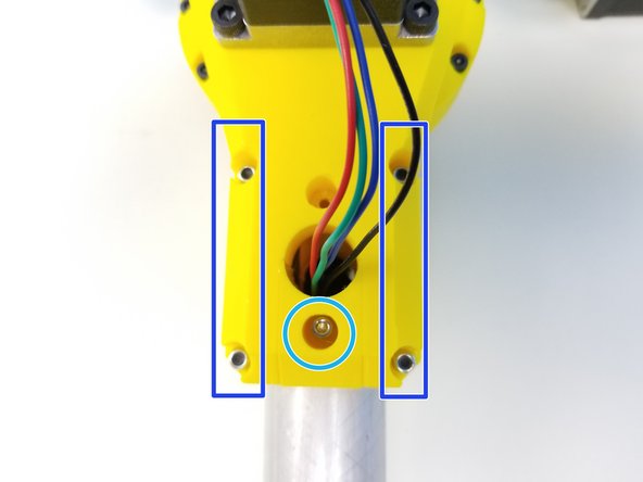 The Bottom Single U-cut is facing the Elbow Tail {Forearm Motors}