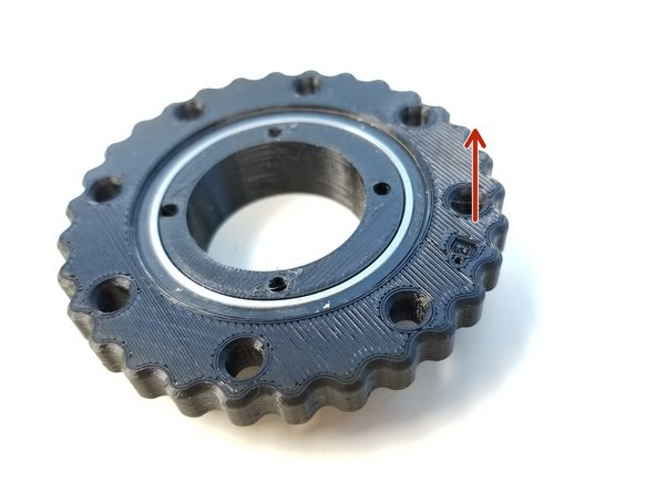 Insert &quot;B&quot; Rotor into the Eccentric Cam with &quot;B&quot; Label Facing Outward