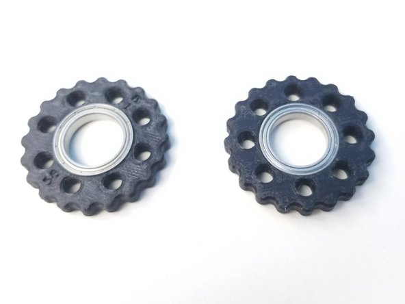 Insert the 6702 Bearings in the Rotors