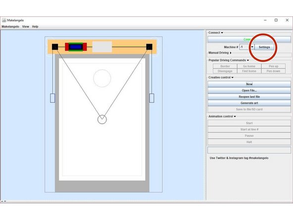 Click the Settings button.