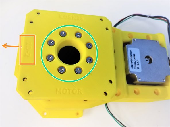 Secure the Shoulder Mount to Anchor using M4x25mm Screws